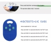 Bilde av Blue RFID rewriteable multi Key fob 4 x 125 KHZ T5577 EM ID and magic writeable IC 13.56 Mhz. Keyfob tag. 70102978 (DE,SE,NO,FI,RO,PL)